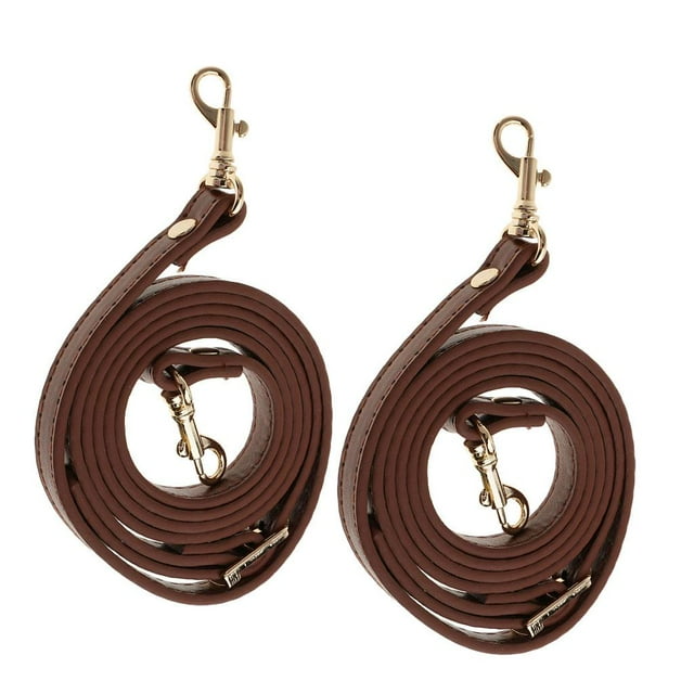 Correa de cuero para bolso, 2 piezas de repuesto para correa de hombro de cuero, ajustable y extraíble, correa de 120 cm de largo, y marrón Macarena Correas de bolso 120 cm