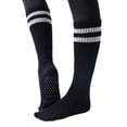thumbnail image 4 of Yungyresw Womens Non Slip Yoga Socks All Season Comfortable Athletic Mid Calf Socks Fitness Workout Casual Stockings Black One Size, 4 of 4