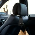 thumbnail image 3 of Miangastore Black Headrest Hooks Plastic For Drivers Daily Commute 2Pcs 6.7x3x1In, 3 of 8