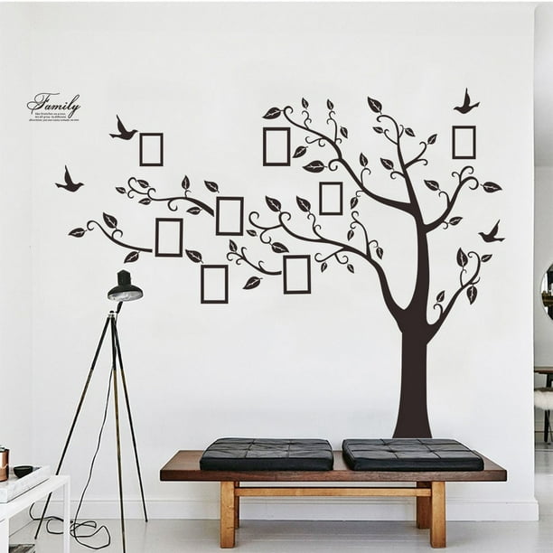 Vinil Decorativo DaraBaby Sala Habitación Árbol Porta Retrato Grande