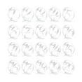thumbnail image 1 of simhoa Tables Acrylic Wedding Standing Table Numbers 20Pcs Argent, 1 of 8