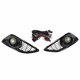 thumbnail image 1 of uds parachoques parrilla lámpara antiniebla negro brillante luces antiniebla accesorios de coche reemplazo para Fiesta 2013-2018, 1 of 5