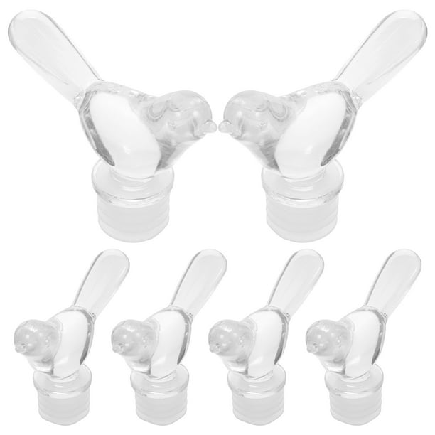 6 tapones decorativos para botellas de vino, tapas y selladores de bebidas