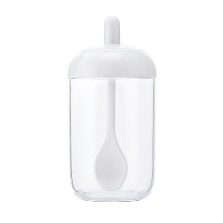 

Kitchen Supplies Seasoning Bottle Storage Box Spice Jar With Spoon