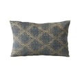 thumbnail image 5 of Plutus 24" x 24" Diamond Cut Diamond Luxury Throw Pillow in Blue, 5 of 9