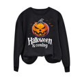 thumbnail image 4 of Raeneomay Long Sleeve Shirts for Women 's Round Neck Fall Printed Printed Hoodie Top, 4 of 4