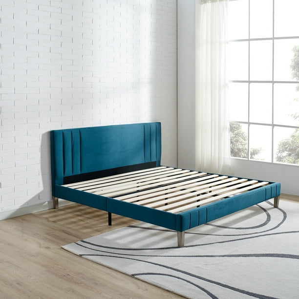 Modern Essentials Barclay Channel Tufted Upholstered Platform Bed Frame