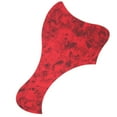 thumbnail image 4 of Guitars Pick Guard, Durable Mirror Effect Soft  Acoustic Guitar Pickguard  For 38-41in Red Tortoise Color Bird Shape, 4 of 8