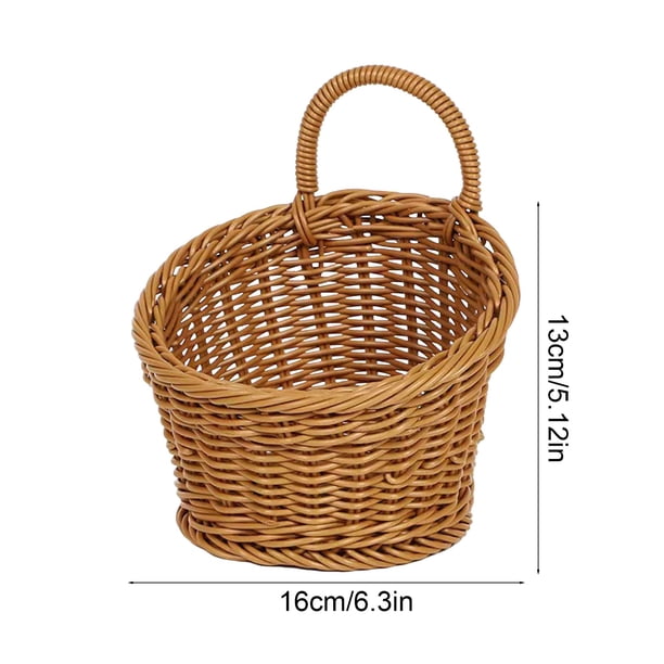 Panier De Rangement Tissé Gris 21x13x15.5cm - Boîte Organisation Salle De Bain, Chambre, Cuisine, Bureau