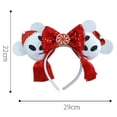 thumbnail image 3 of Diademas con orejas de Mickey Mouse para niña y mujer, accesorios para el cabello para fiesta de carnaval, Festival, navidad, 3 of 5