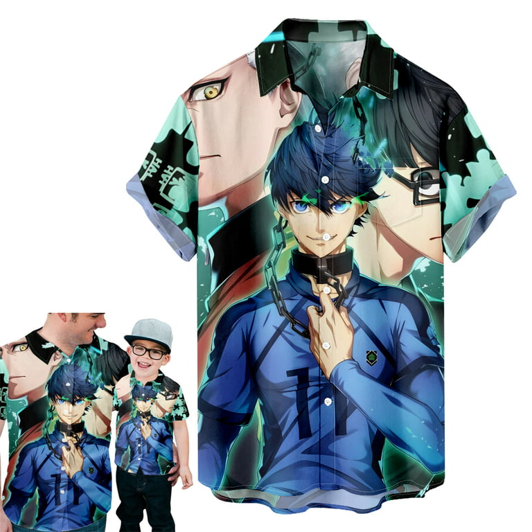 BLUE LOCK Anime Men's T-shirt,Undershirt For Men ,3D Print Short