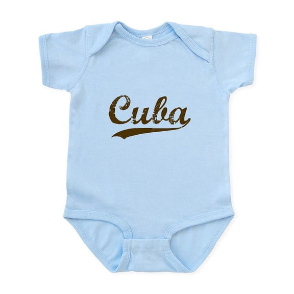CafePress - Vintage Cuba Retro Infant Bodysuit - Baby Light Bodysuit, Size Newborn - 24 Months