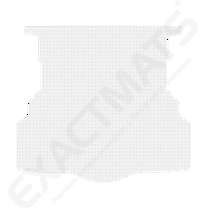 ExactMats - Premium Clear Overlay Floor Mats, Made In USA - Fits Ford Fusion 2017-2020 / Cargo (Seats Up) Trunk Mat