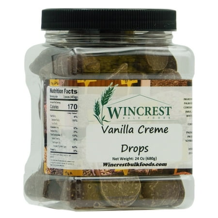 - Vanilla Creme Milk Chocolate Drops - 1.5 Lb Tub