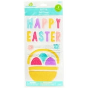 Way To Celebrate Easter Basket Gel Clings, 1 Sheet