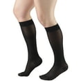 thumbnail image 3 of Truform Sheer Knee High Stockings: 15 - 20 mmHg, Black, Small, 3 of 7