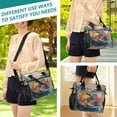 thumbnail image 5 of FORMRS Insulated Lunch Bag for Work School Unisex Large Capacity Cooler with Shoulder Strap, Green Goldfish, 5 of 6