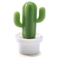 thumbnail image 2 of 6pcs Cactus Plant Refrigerator Message Sticker Home Decoration Pplastic sticker Cactus Blackboard Tool, White, 2 of 7
