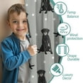 thumbnail image 3 of Blackout Kids Curtains,Black Labrador Childrens Insulated Curtains Set Of 2,Bedroom Essentials,Toddler Room Decor 42"x63"(106x160cm), 3 of 4