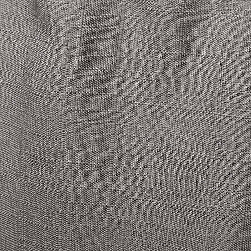 Exclusive Home Loha Indoor Light Filtering Rod Pocket Tie Up Roman Window Shades, 54"x63", Black Pearl