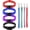 Multicolor, variant on 4 Pieces Goat Lead and Goat Collars Set, Nylon 11 inch Sheep Lead with Reflective Strip Design and Nylon Goat Collar for Small Farm Animal Goat Cow Horse Sheep (Blue)