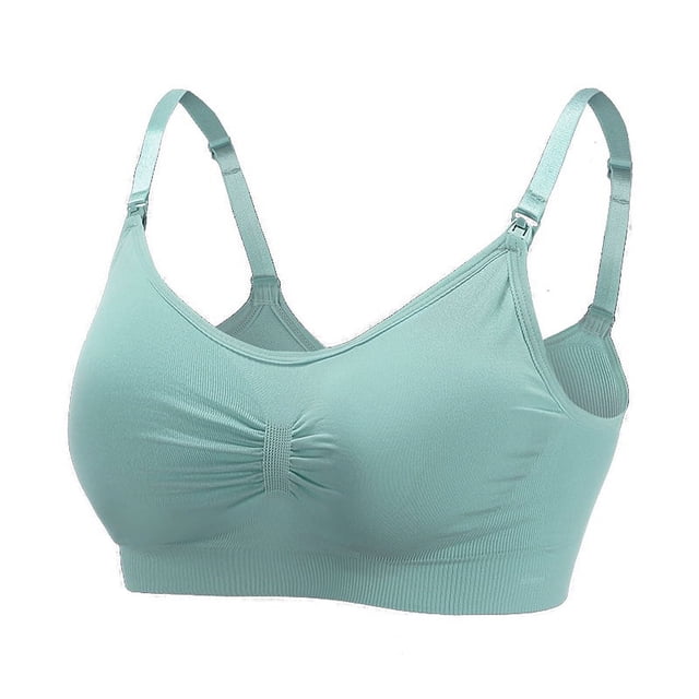 Sujetador push-up antiflacidez for embarazadas con hebilla delantera y talla grande