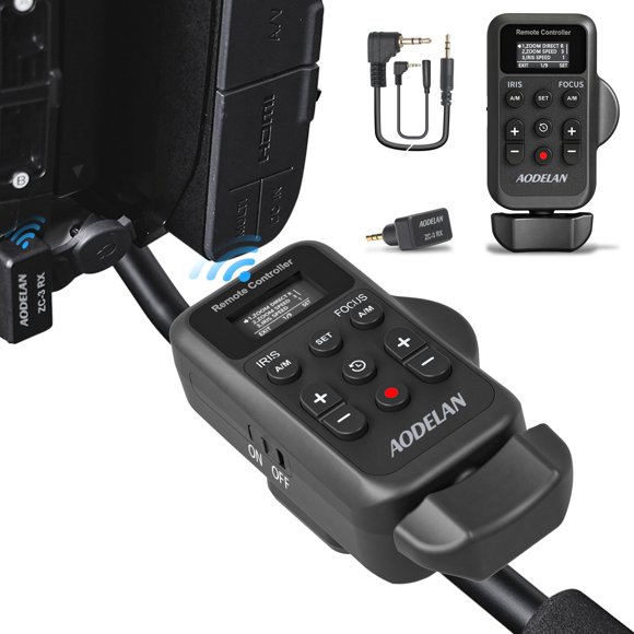 Videocámara inalámbrica con control remoto y controlador de zoom AODELAN