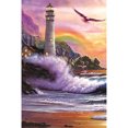 thumbnail image 1 of K1118 Serie Paisaje Faro Costero Diamante Resina 40*60CM, 1 of 9