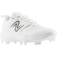 thumbnail image 6 of New Balance Men's Fresh Foam 3000V6 Synthetic Low Molded Baseball Cleats White/White Wide 12, 6 of 6