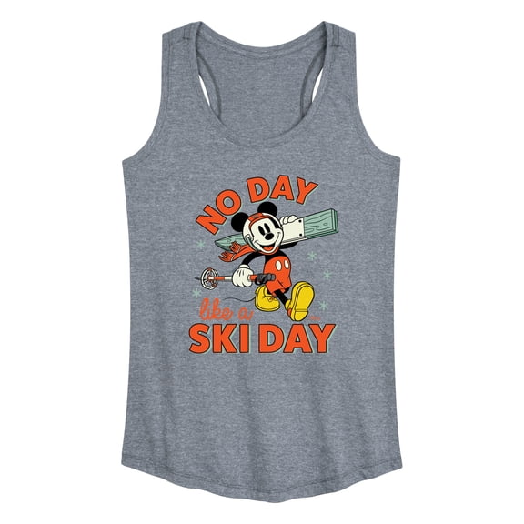 Disney - No Day Like A Ski Day - Women's Racerback Tank Top