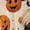 Cartoon Cat Pumpkin Orange, variant on Halloween Cartoon Bat Mushroom Spider Web Cardigan Jackets Dressy Coat Top Costume Clothing Cardigans Sweaters for Women Trendy Long Sleeve Autumn Fall Dusters Sweater Outwear, Blue