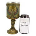 thumbnail image 5 of Ebros Ancient Egyptian Horus Falcon Larger 16oz Cylindrical Wine Goblet Chalice, 5 of 5