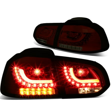 - For 10-14 Volkswagen Golf Hatchback Red Housing Smoked Lens 3D LED Rear Tail Brake + Corner Signal Lights 11 12 13