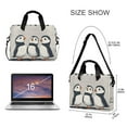 thumbnail image 3 of FORMRS 16" Laptop Sleeve Bag Carrying Case with Handle Travel Shoulder Briefcase, Cute Puffin, 3 of 8