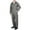 Gray, variant on Mens Deluxe Blended Coverall, Gray - L S