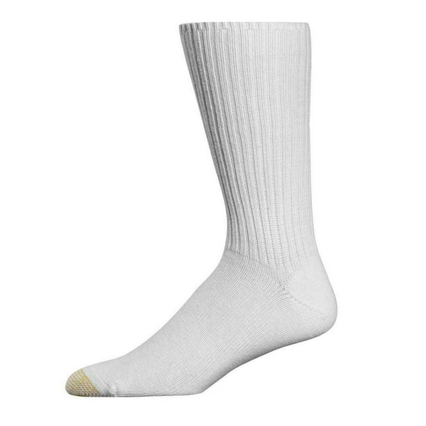GOLDTOE - Gold Toe Fluffies Cotton Crew Socks (Men's) - Walmart.com ...