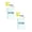 3x2 Inch Blue, variant on 100 Sheets Sticky Notes Mini Self-Stick Notes Note Pads Office Products, Portable No Spill Ink Sticky Notes with Bright Color for Vertical Surfaces, Monitors, Walls and Windows, 3x3 Inch Green