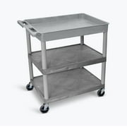 Luxor Large Tub Top and Flat Middle/Bottom Shelf Cart