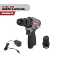 thumbnail image 4 of Hyper Tough 12-Volt Cordless Brushless Drill Plus 4 Ah Battery, 4 of 8