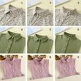 thumbnail image 2 of Women Floral Classic Detachable Shirt Fake Collar Clothes Accessories Lapel Blouse False Collar 8, 2 of 8