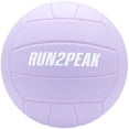 thumbnail image 1 of Voleibol RUN2PEAK, talla 5, suave poliuretano, color morado pastel, 21 cm, 1 of 8
