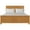 Oak, variant on Camden Isle Winston Platform Bed | Paneled Headboard | Queen, Black