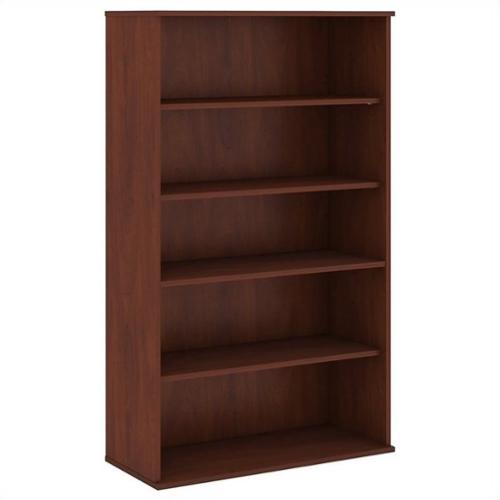 Bush BBF 66H 5 Shelf Bookcase in Hansen Cherry