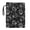 Sugar Skulls Mexican, variant on HELLHERO Zipper Bag with Waterproof Polyester Fabric Lightweight Book Organzier Holder for Classroom Library Decorative Design Books, Magazines, Hummingbird Floral