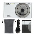 thumbnail image 1 of 16X Digital Zoom Camera 2.8in Screen 4K 44MP Shock Proof Plastic Housing HD Camera for Photography Silver, 1 of 4