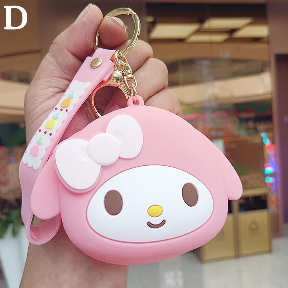 Cartoon Coin Purse Cute Kuromi Small Wallet Keychain Couple Bag
