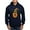 Navy, variant on - Halloween Letter O Witch Monogram Hoodie (Dark) - Pullover Hoodie, Classic, Comfortable Hooded Sweatshirt