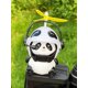 thumbnail image 4 of Decoración Para manillar de bicicleta eléctrica, Panda de dibujos animados con casco, tornillo de aire, adornos, accesorios para equipos de equitación, 4 of 5