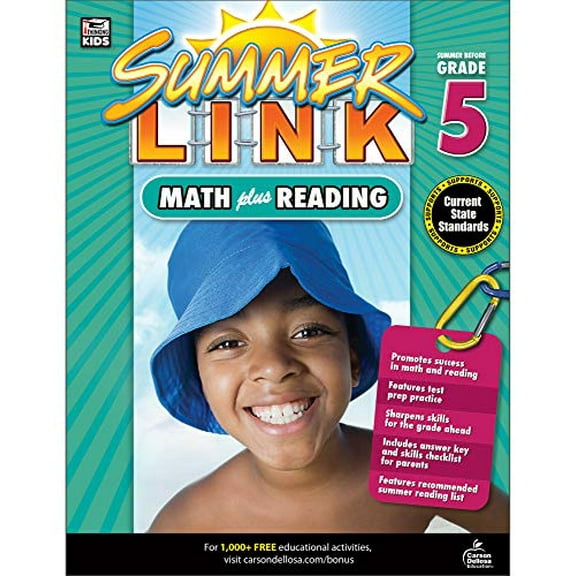 Pre-Owned Summer Link: Math Plus Reading, Summer Before Grade 5 Paperback