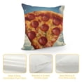 thumbnail image 4 of SHANXI Throw Pillow Cover Case Funny Design Pizza in The Sky i Will Always 24x24in, 4 of 5